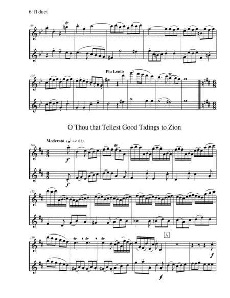 Handel's Messiah - Duet -  For Flute Or Oboe Or Violin & Flute Or Oboe Or Violin - Music For Two
